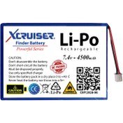 تصویر باتری فایندر لیتیوم پلیمر Xcruiser 7.4v 4500mAh 