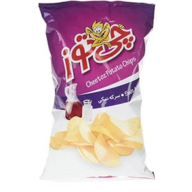 تصویر چیپس برگه ای سیب زمینی سرکه نمکی 65 گرمی 