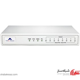 تصویر گیت وی نیوراک مدل MX8G-8FXO NewRock MX8G-8FXO Gateway