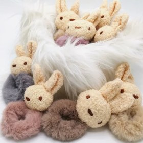 تصویر کش مو عروسکی پولیشی خرگوشی 