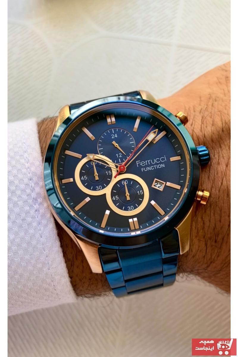 خرید و قیمت خرید انلاین ساعت مچی مردانه ارزان برند Ferrucci رنگ نقره کد ty51167904 ترب- a metallic sheen