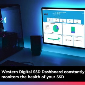 تصویر هارد اس اس دی m2 وسترن دیجیتال مدل sn570 ظرفیت 1 ترابایت hard ssd internal wd sn570 m2 1t