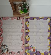 تصویر برگه امتحانی حاشیه دار سایز آ چهار 