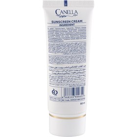 تصویر کرم ضد آفتاب رنگی با SPF50 مناسب پوست خشک حجم 50 میلی لیتر کنلامکس لایت بژ Canellamax Sunscreen Suitable SPF50 For Dry Skin 50 ml