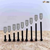 تصویر پیچ خود قلاویز خشکه سایز ۶ تمام رزوه 