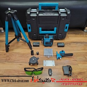 تصویر تراز لیزری چهار خط نور سبز ماکیتا مدل pro-4d-16line 