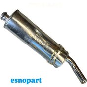 تصویر منبع اگزوز سورن توربو دهنه ۵۵ سر استیل 