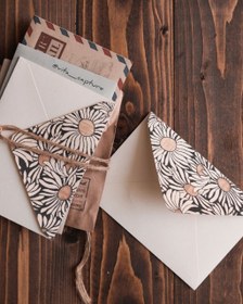 تصویر پاکت فانتزی طرح بابونه کد 31 