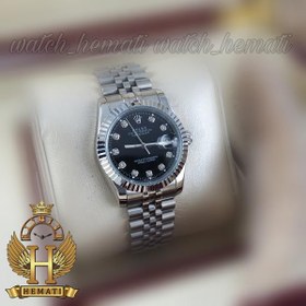 تصویر ساعت رولکس دیت جاست نقره ای Rolex Datejust S2 - آقایان 