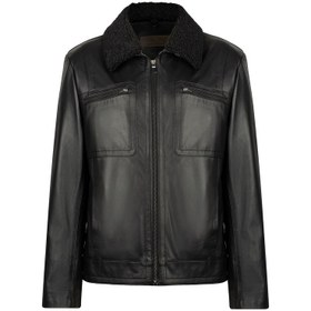 تصویر کت چرم مردانه چرم مشهد مدل K0628 