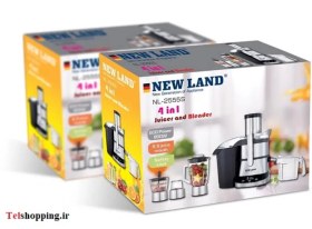 تصویر آبمیوه گیر 4 کاره نیولند مدل NL-2555S ا شناسه کالا: Newland Juicer And Blender NL-2555S شناسه کالا: Newland Juicer And Blender NL-2555S