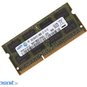 تصویر رم لپ تاپ DDR3 تک کاناله 1333 مگاهرتز CL9 سامسونگ ظرفیت 2 گیگابایت استوک 