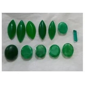 تصویر 12عدد نگین زمرد 