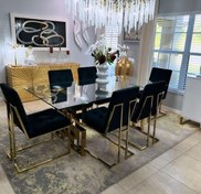 تصویر میز و صندلی نهار خوری مدل ال مصری 