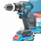 تصویر دریل شارژی 36 ولت ماکیتا Makita full pack model 36 V cordless drill three metal systems