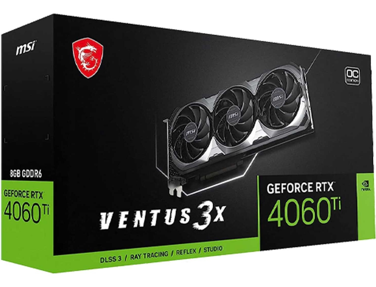 خرید و قیمت کارت گرافیک ام اس آی مدل GeForce RTX 4060 Ti VENTUS 3X