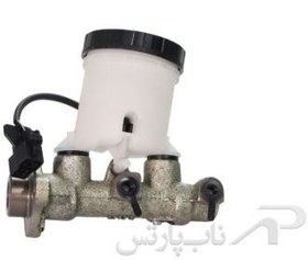 تصویر پمپ ترمز پراید مدل CBS با مخزن روغن 