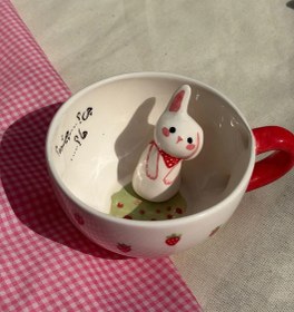 تصویر ماگ سوپرایزی خرگوش 