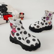 تصویر بوت میکی داکی چرم سایز ۲۸ تا ۳۵ 