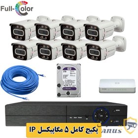 تصویر پکیج دوربین مداربسته 8 عددی مکس پاور BIP-58 