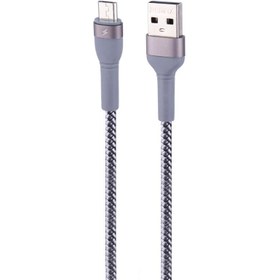 تصویر کابل شارژ ودیتا ریمکس مدل RC_124m میکرو REMAX Jany Series Aluminum Alloy Braided 2.4A data cable RC-124m