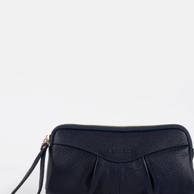 تصویر کیف آرایشی چرم طبیعی چرم کروکو Croco Leather مدل ییلدیز 