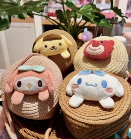 تصویر کیف حصیری کیوت سانریو 