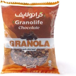 تصویر گرانولا وگان شکلاتی | حاوی فندق و نارگیل | ساشه ای 50 گرم 