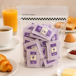 تصویر شکرتکنفره در بسته بندی 100عددی در بسته های جدیدسلفونی 