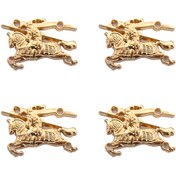 تصویر مارک فلزی کیف طلایی مدل اسب طول 2 