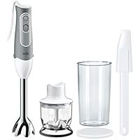 تصویر فناوری ثبت اختراع براون MultiQuick 5 Maker and Hand Blender - قدرتمند 350 وات - سرعت دوگانه - شامل لیوان، همزن، خردکن 2 فنجان، سینی فریزر غذای کودک سیلیکونی، کاردک Braun MultiQuick 5 Maker and Hand Blender Patented Technology - Powerful 350 Watt - Dual Speed - Includes Beaker, Whisk, 2-Cup Chopper, Silicon Baby Food Freezer Tray, Spatula