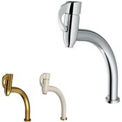 تصویر شیر ظرفشویی شودر مدل دانته - کروم Shouder Sink Faucet Danteh Model