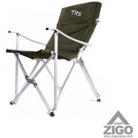 تصویر صندلی کمپینگ تیتو Titu Camp مدل REST ا Titu camp model REST camping chair Titu camp model REST camping chair