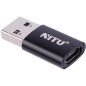 تصویر تبدیل Nitu NN25 Type-C To USB Nitu NN25 Type-C To USB Converter