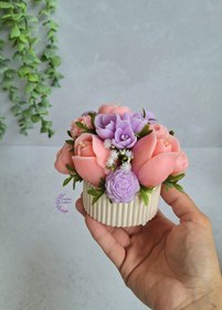 تصویر گلدون گل شمعی فانتزی 