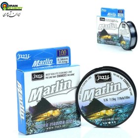 تصویر نخ ماهیگیری marllin صد متری 