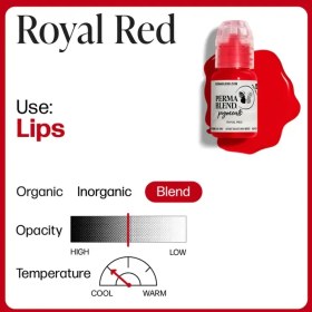 تصویر رنگ تاتو رویال رد (ROYAL RED) 