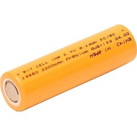 تصویر باتری لیتیوم-یون بیت سل 18650 ظرفیت 2200mAh جریان 3C 