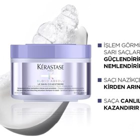 تصویر Kerastase BLOND ABSOLU LE BAIN CICAEXTREME شامپو 250ml برای موهای بلوند 