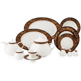 تصویر سرویس چینی 108 پارچه زرین طرح Zarin Simorgh Dinnerware Set -108 PCS