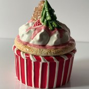 تصویر شکلات‌خوری سرامیکی طرح کاپ‌کیک 