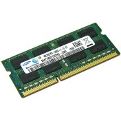 تصویر رم لپ تاپ DDR3 تک کاناله 1600 مگاهرتز سامسونگ مدل PC3-12800S ظرفیت 4 گیگابایت 