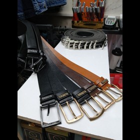 تصویر کمربند چرم مصنوعی سگک بالنسیاگا اعلاء 