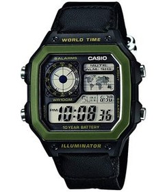 تصویر ساعت مچی دیجیتال مردانه کاسیو مدل AE-1200WHB-1BVDF ا casio AE-1200WHB-1BVDF digital watch casio AE-1200WHB-1BVDF digital watch
