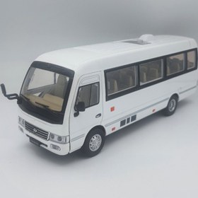 تصویر ماکت فلزی اتوبوس تویوتا - بژ 