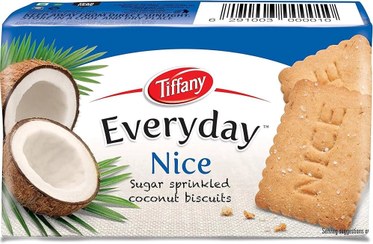 تصویر بیسکویت نارگیلی تیفانی Tiffany Tiffany coconut biscuit