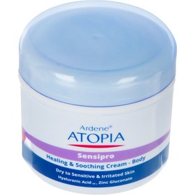 تصویر کرم مرطوب کننده و التیام بخش آردن (Ardene) سری Atopia مدل Sensipro حجم 150 گرم مرطوب کننده و آبرسان آردن