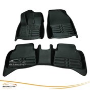 تصویر کفپوش ۵ بعدی تویوتا کرولا کراس ۲۰۲۳-۲۰۲۵ رنگ مشکی 