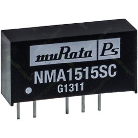 تصویر مبدل ولتاژ موراتا 33± میلی آمپر MURATA NMA1515SC DC/DC IN:15V OUT:±15V 