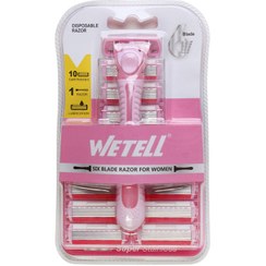 تصویر خود تراش ویتل مدل WT202544 به همراه سری یدک بسته 10 عددی 